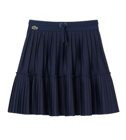 Юбка для девочки теннисная Lacoste Pleated Jersey - небесный