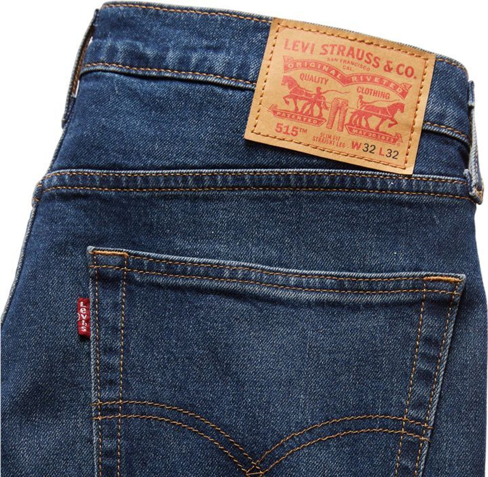 Джинсы Levis 515 SLIM FIT STRAIGHT DARK INDIGO - WORN IN d.blue