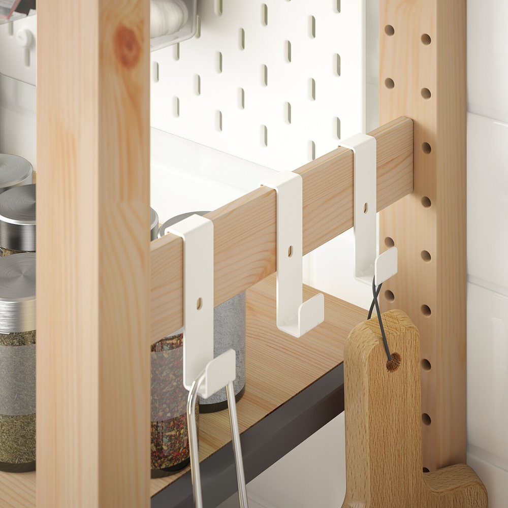 IKEA IVAR  (ИКЕА ИВАР)  -  Крючок для бокового элемента, белый