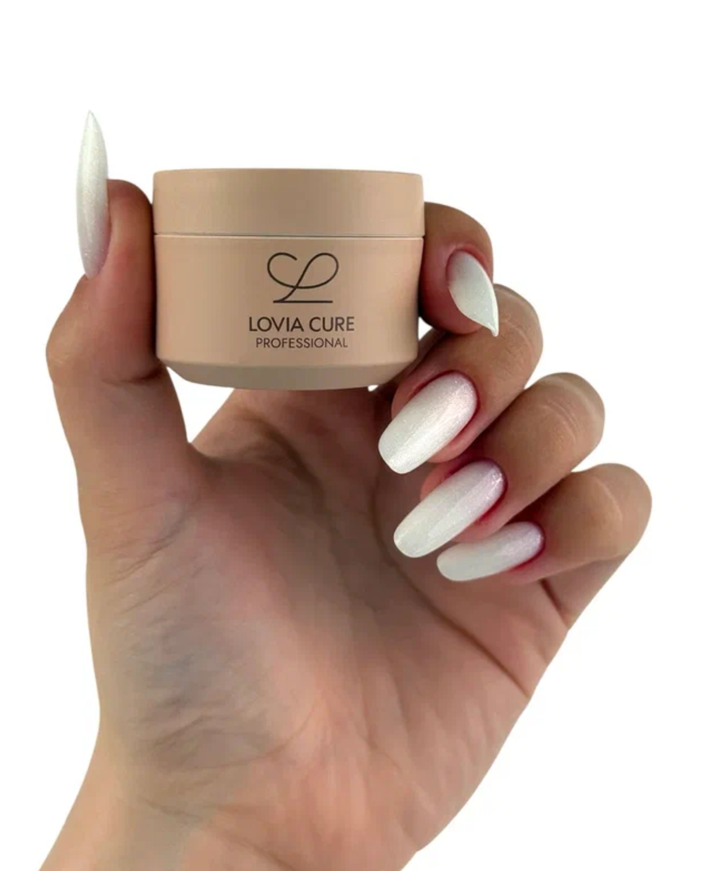 Lovia Cure Builder Gel Pink Pearl Milk2