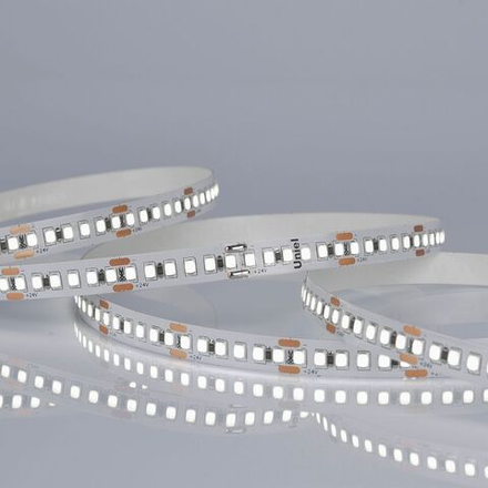 ULS-2835-180LED-m-10mm-IP20-DC24V-17W-m-5M-6500K Гибкая светодиодная лента на самоклеящейся основе. Катушка 5м. в герметичной упаковке. Дневной свет 6500K. ТМ Uniel