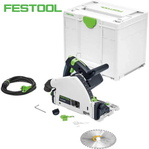 FESTOOL Погружная гусеничная пила TS 55 FEBQ-Plus Деревообрабатывающая рейка Портативная вакуумная отрезная пила 1200 Вт 220 В 576710 576703