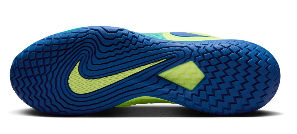 Мужские кроссовки теннисные Nike Zoom Vapor Cage 4 Rafa - light lemon twist/game royal/light photo blue