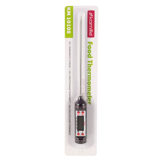 Термометр кухонный цифровой 23,5 см. Kamille KM 10108
