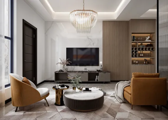 Подвесной светильник Волна / Onda Freya fr5182pl-06fg