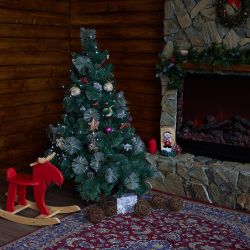 ULD-S1000-100-DGA WHITE IP20 Гирлянда светодиодная. 10м. 100 светодиодов. Белый свет. Провод зеленый. ТМ Uniel