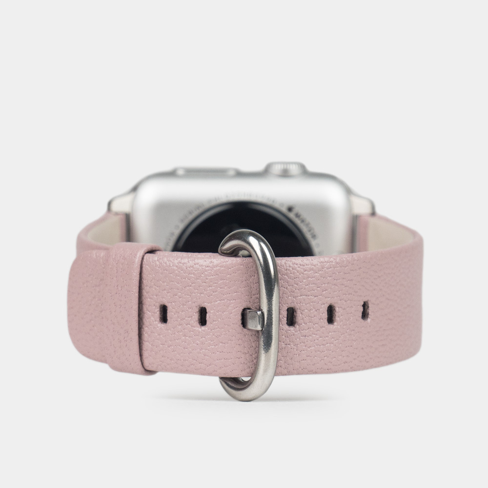Ремешок для Apple Watch 40/41mm Classic из кожи козы пудрового цвета