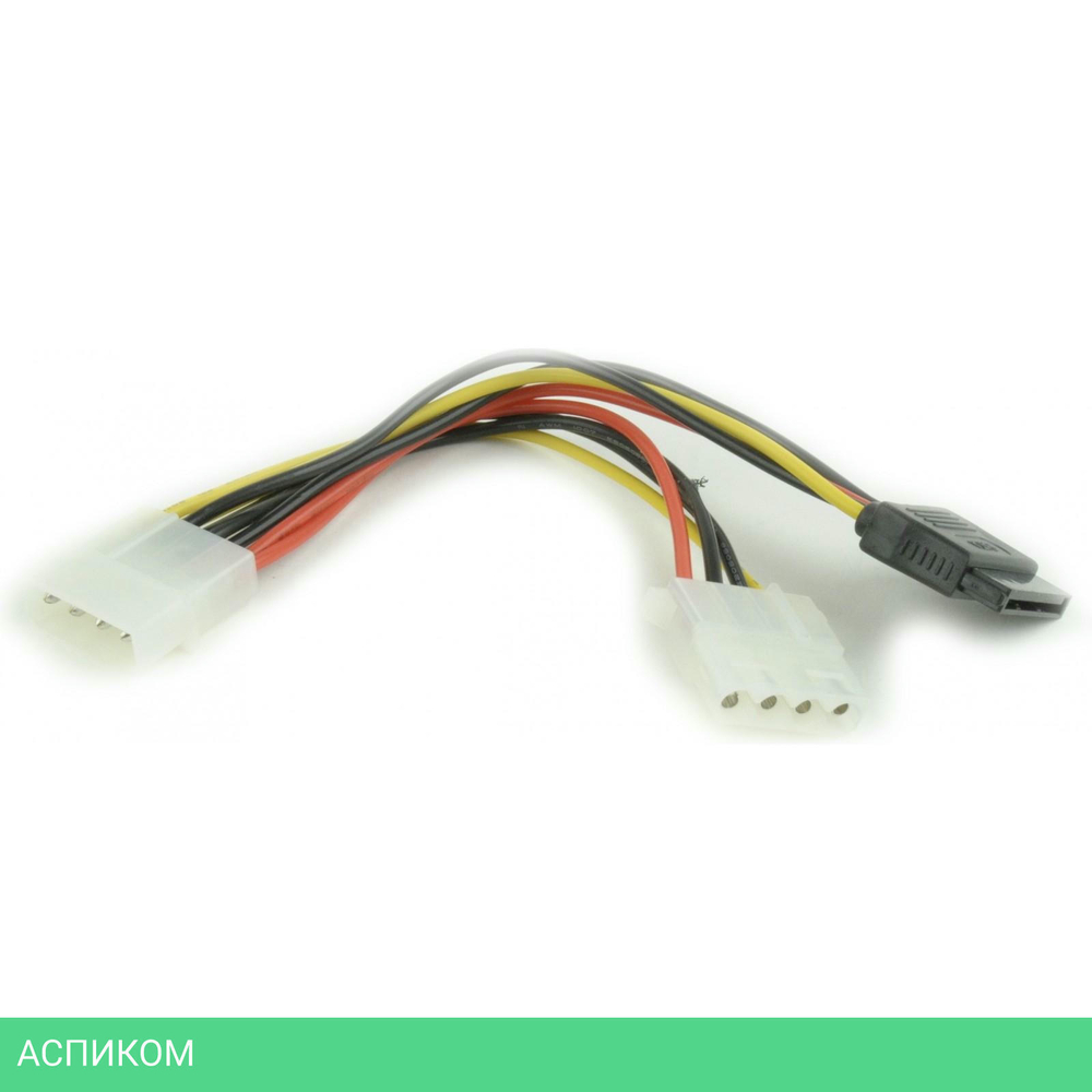 Кабель SATA Cablexpert CC-SATA-PSY2 0.14 м