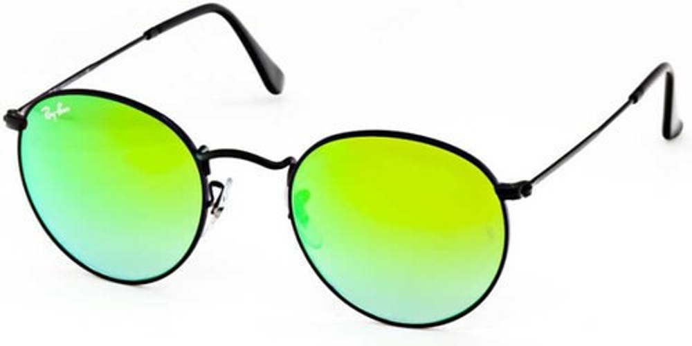 Очки Ray Ban Round Metal Flash Lenses RB3447 002/4J