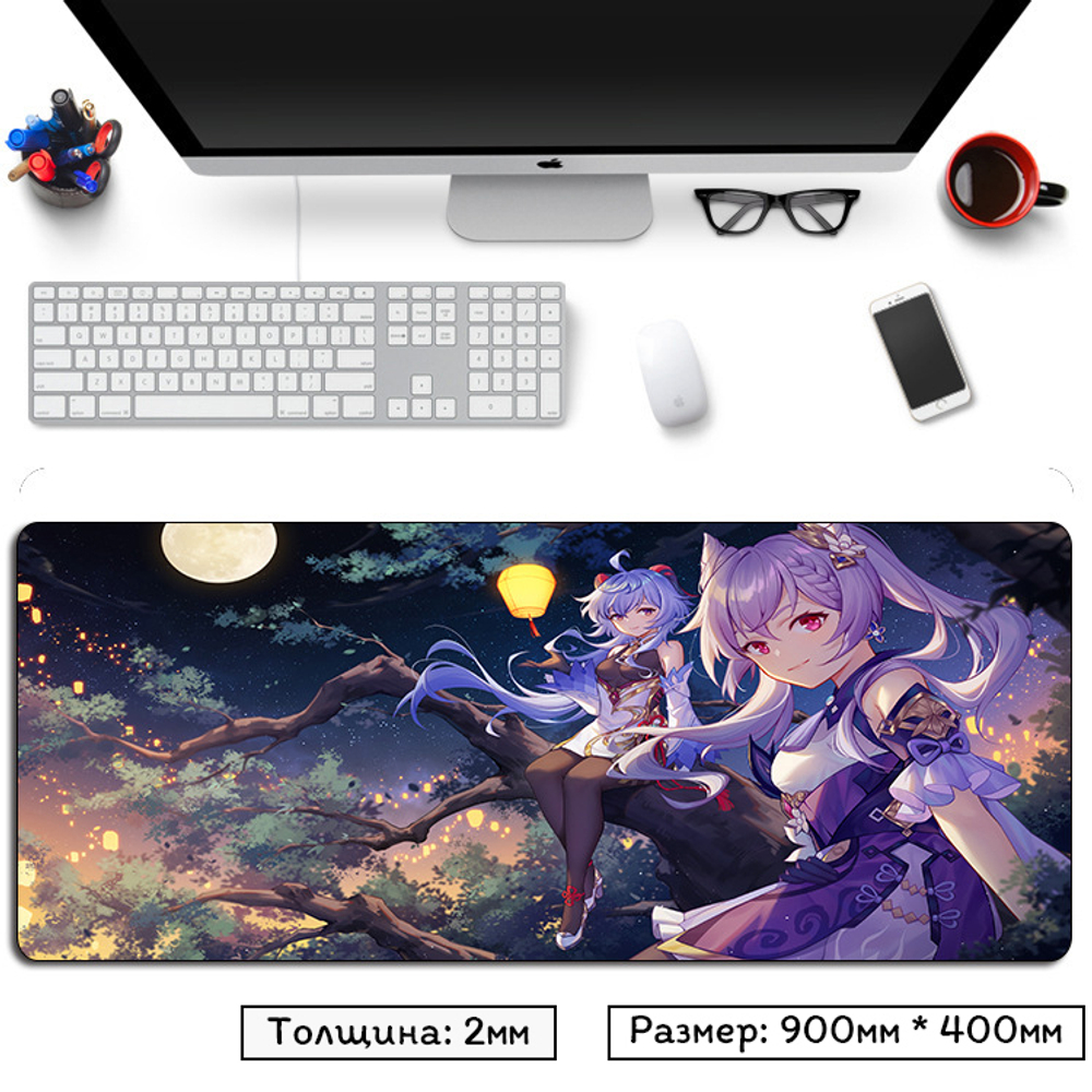 Большой коврик для мыши "Genshin Impact / Геншин импакт"