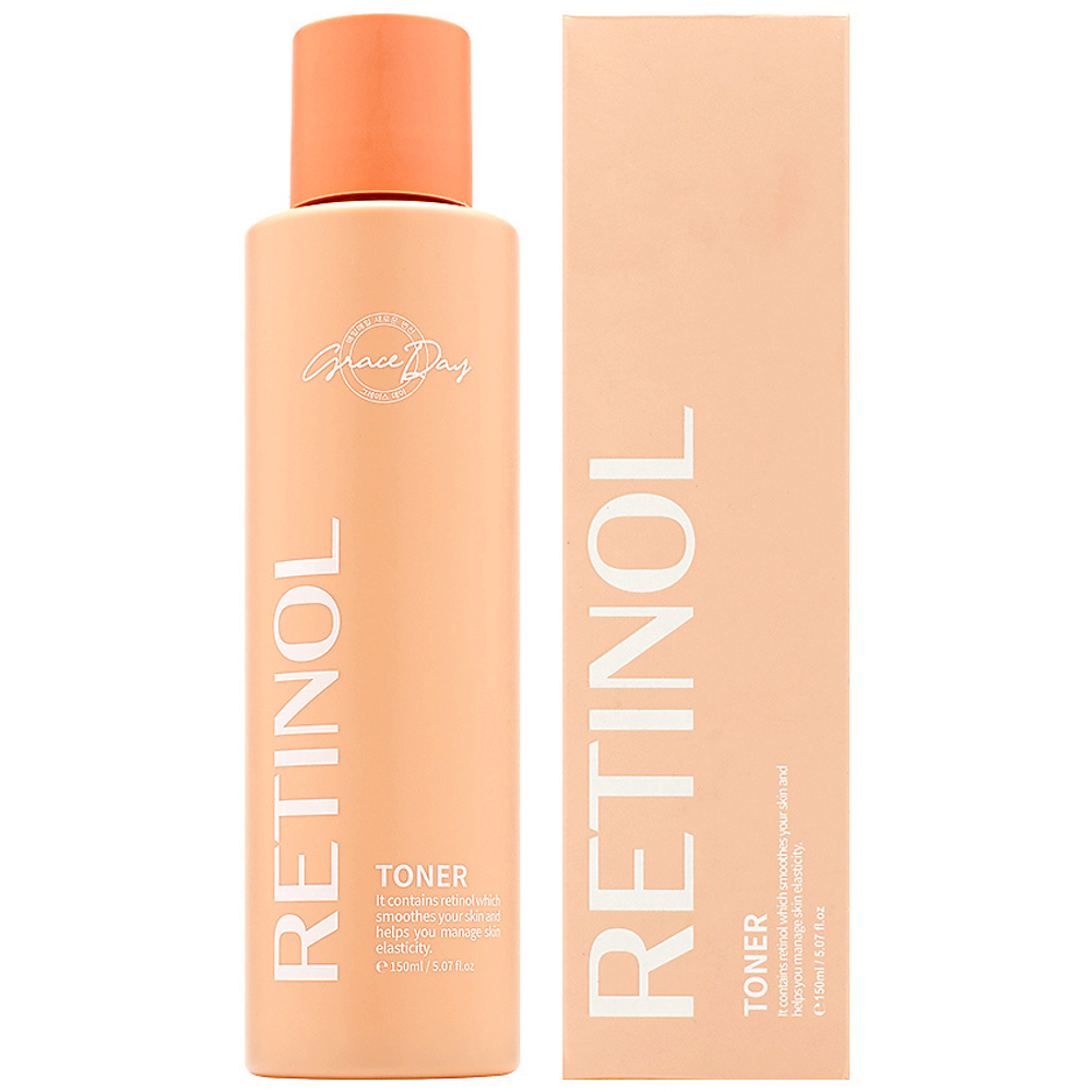 Grace Day Тонер для лица с ретинолом, бакучиолом и ниацинамидом, Retinol Toner