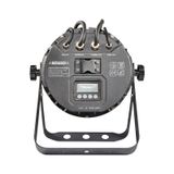 PL-P169 — светодиодный PAR-прожектор 18×12 Вт RGBW с зумом 19°–50° IP65