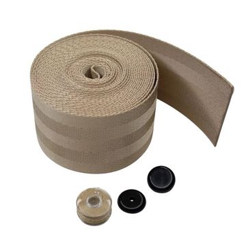 Цветные ремни безопасности BERGER бежевые