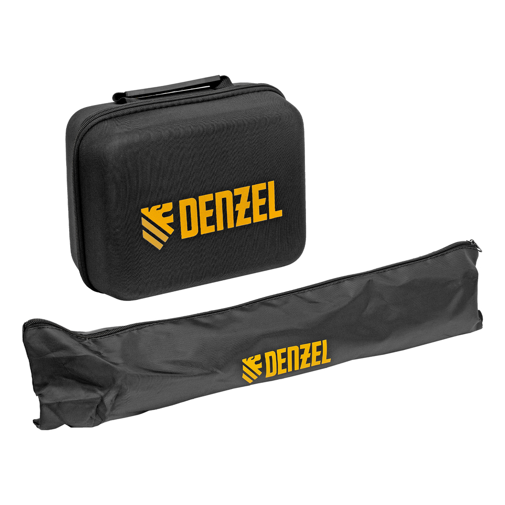 Лазерный уровень мультипризменный DLV-360-3T, 30 м, зеленый луч, Li-Ion 2,4 Aч, штатив // Denzel