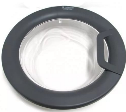 Люк в сборе (стекло люка в сборе с обрамлением) для стиральной машины Hotpoint-Ariston (Аристон) 291072