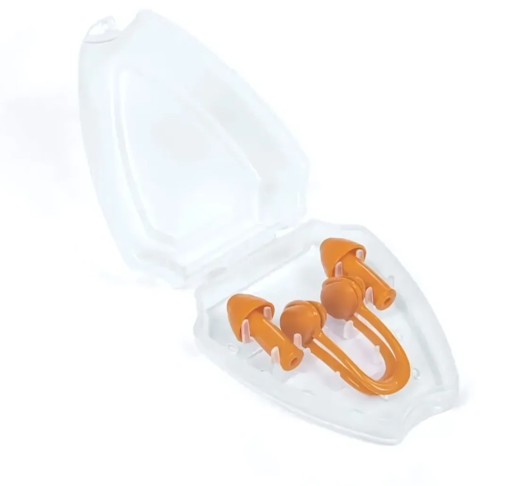 Набор для плавания: зажим для носа,беруши 2 шт., футляр Bestway (26032)