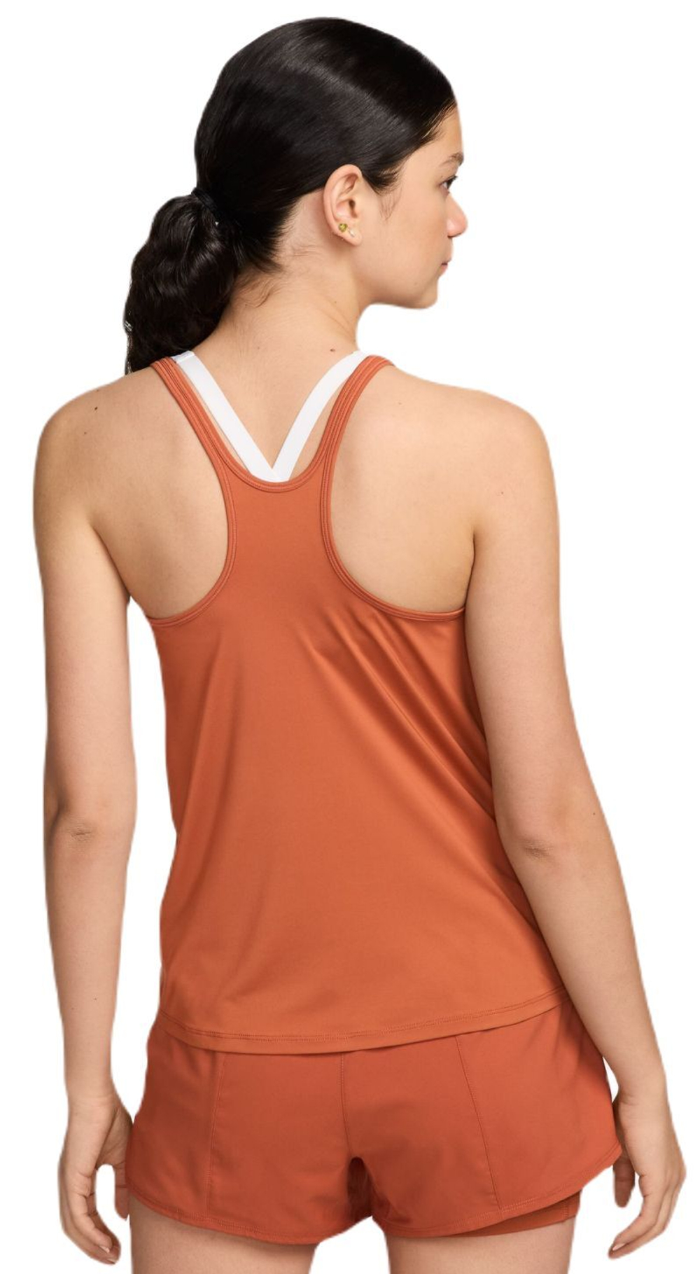 Женский топ теннисный Nike One Classic Dri-Fit Tank - Оранжевый