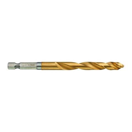 Сверло по металлу RedHEX HSS-G TiN (8х67х111 мм) Milwaukee 48894719