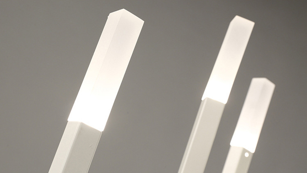 Pendant design lamp  THE LIGHT by Alma 36 lampshades (White)