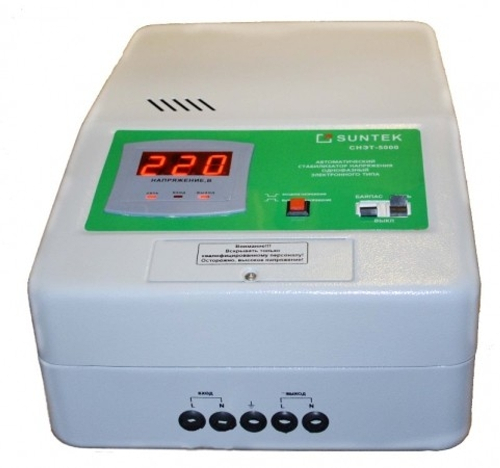 Стабилизатор напряжения SUNTEK СНЭТ 8500 ВА