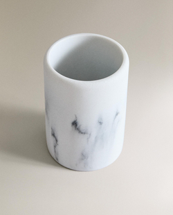 Zara Home стакан для ванной комнаты, мрамор, серый