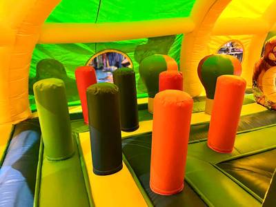 Надувной батут «Тоннель обезьяна», 9x8x3 м.