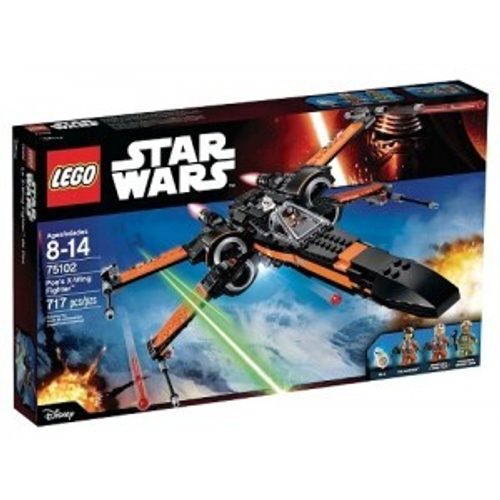 Конструктор LEGO Star Wars 75102 Истребитель По, 717 деталей, 4 мини-фигурки