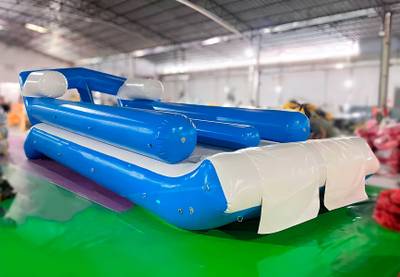 Надувная водная горка “Стрела” 8*3,7*5,5 м