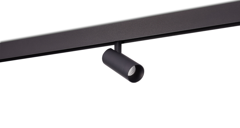 Светодиодный светильник Alpha для SPACE Track system 10Вт,  D50xL160 мм,  796Лм,  36°,  4000К,  диммируемый 0-10В,  Ra>90,  черный