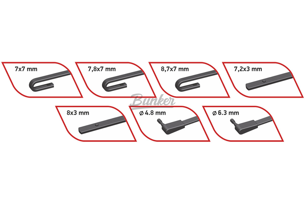 General Technologies Classic Щетка стеклоочистителя, 18"/45 см, каркасн., графит