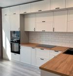 Модульная кухня "Квадро" 1800  Белый софт