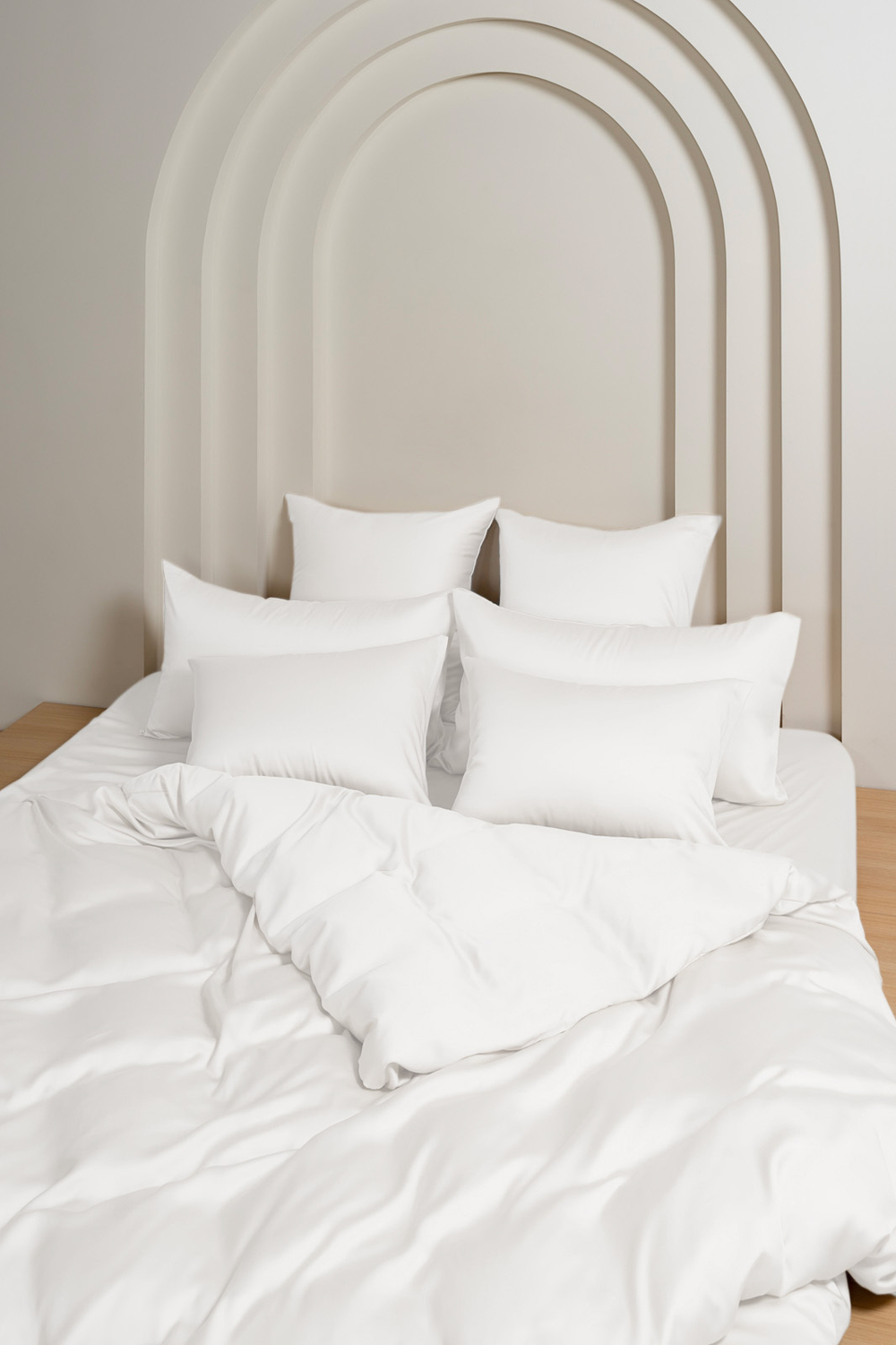 Пододеяльник 160х220 German Grass Arctic White Brilliant белый