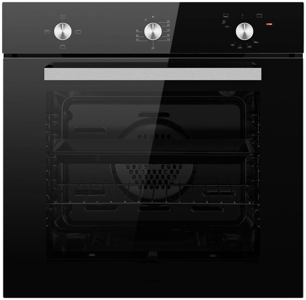Газовый духовой шкаф Weissgauff WGO 706 Black Glass
