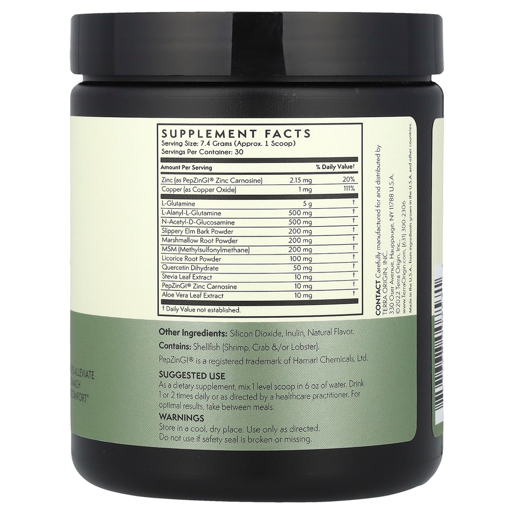 Terra Origin, Healthy Gut™, мята, 222 г (7,83 унции)