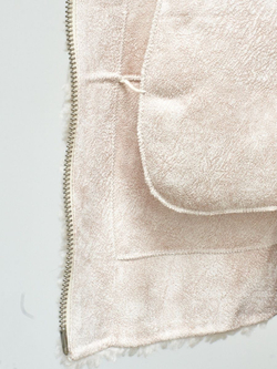 Шуба женская из шерсти мериноса чебурашка тедди, белая, SilverFox