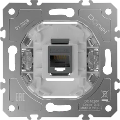 Donel D16 Механизм розетки RJ45 одиночная cat.5/ClassE-8