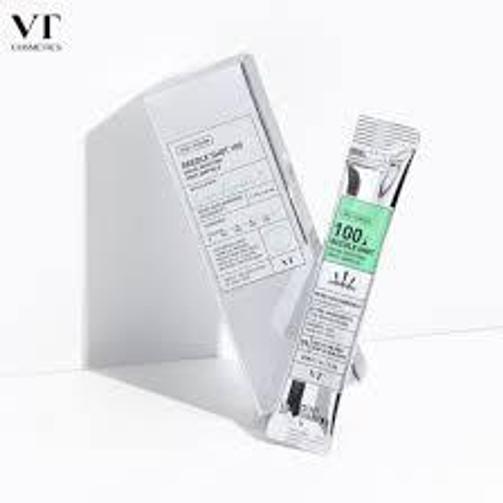 Сыворотка с центеллой и спикулами 100 VT Cosmetics Reedle Shot 100 Boosting First Ampoule, 2 мл*6шт