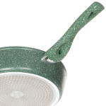 Сковорода алюминий, 24 см, антиприг, Daniks, Мрамор Олимп, зел, DFP-24-GRM-IND, индукц