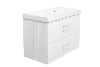 Тумба под раковину La Fenice Cubo Bianco TWIN белый 90 FNC-01-CUB-B-90-2