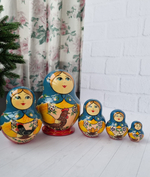 Матрёшка "С курочкой" традиция 5м 15см пузатая