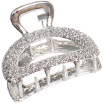 Заколка - краб для волос на блистере «КАСКАДА», трапеция, цвет золото и серебро, 2.5*4см (пакет с подвесом)●