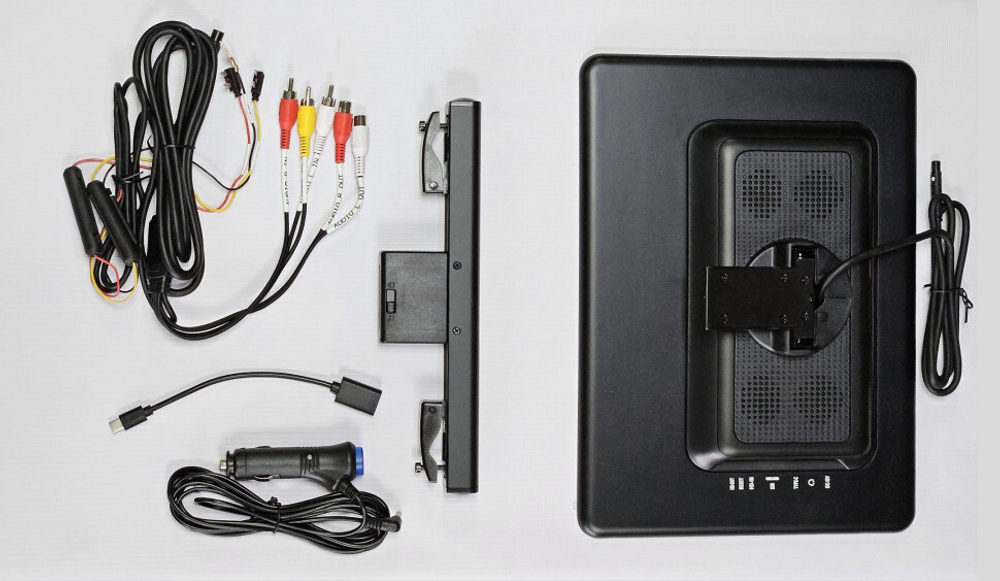 Навесной монитор на подголовник - ERGO ER1460AN с сенсорным экраном 14" (2K 2560x1440, Android, 8+128Gb, дублирование) черный