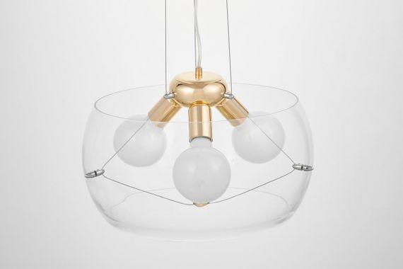 Подвесная люстра Lumina Deco Globo LDP 6018-400 PR+F.GD