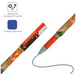 Ручка шариковая Greenwich Line "Terrakotto art" синяя, 0,7мм, игольчатый стержень, грип, софт-тач