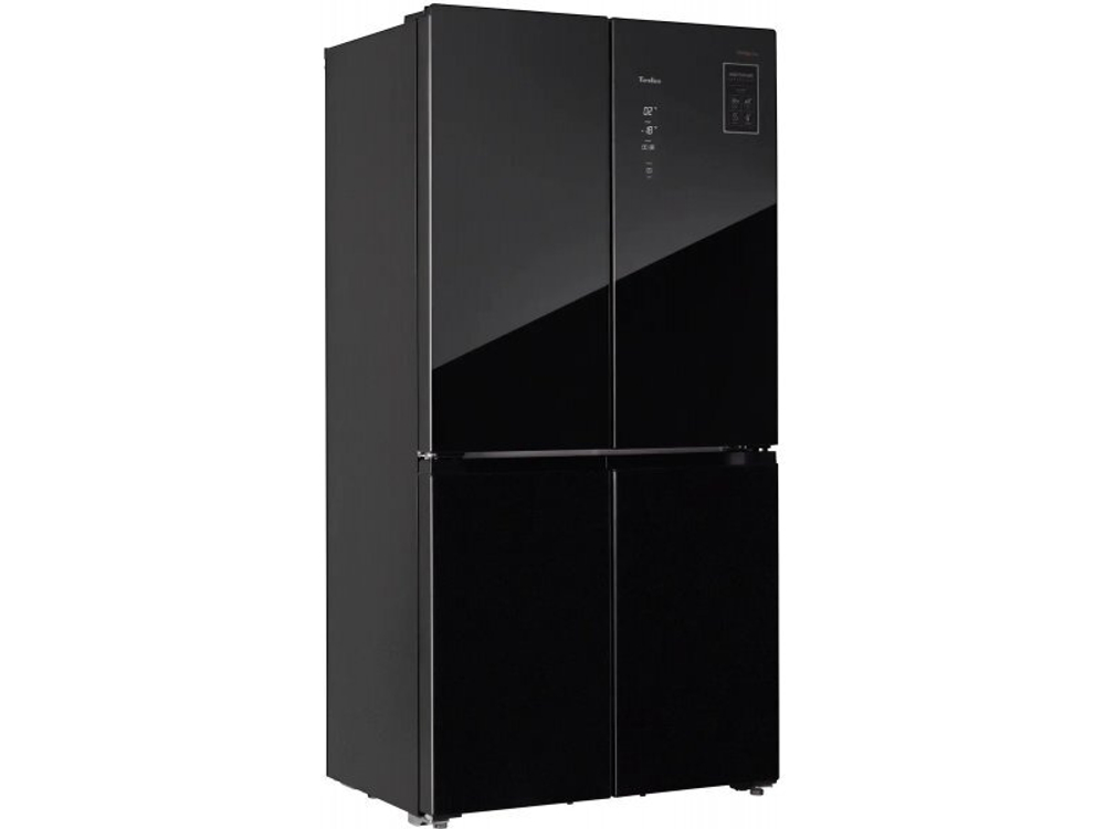 Холодильник Tesler RCD-545I черное стекло