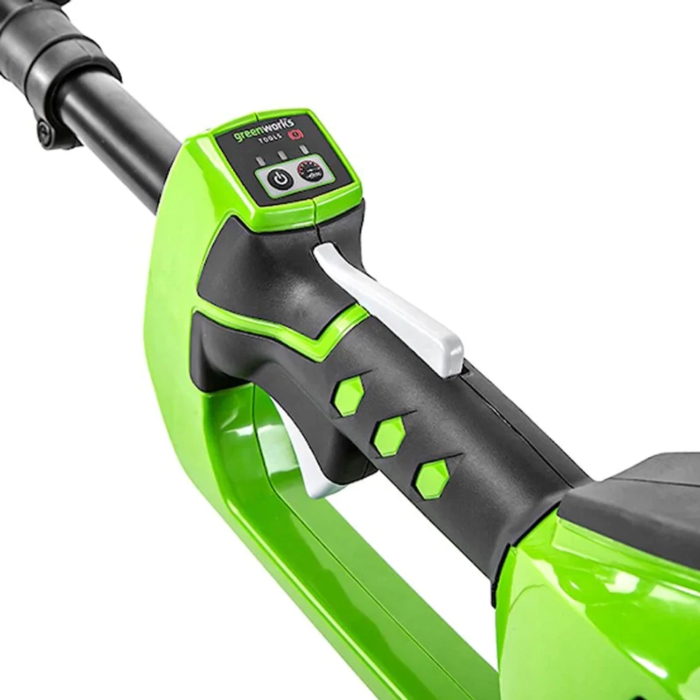 Аккумуляторный триммер Greenworks GD40BCK4 40В (1 x 4 Ач, ЗУ) захват 250 мм, 5.8 кг, 1301507UB