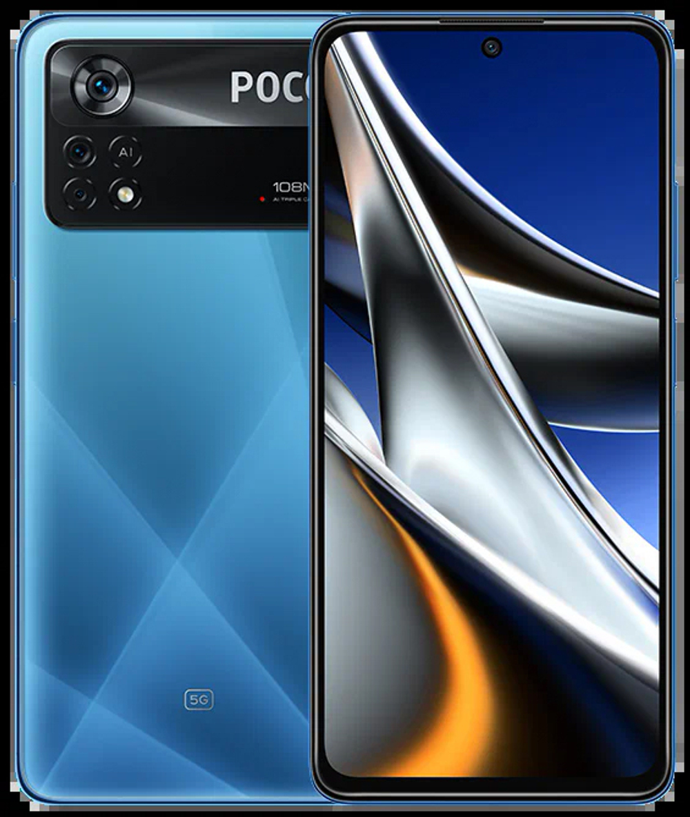Смартфон Xiaomi Poco X4 Pro 5G 8/256 ГБ Global, Лазерный синий