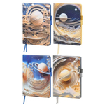 Ежедневник-блокнот Basir, формат А5, серия "Галактика", 80 листов, размер 21*14.5 см