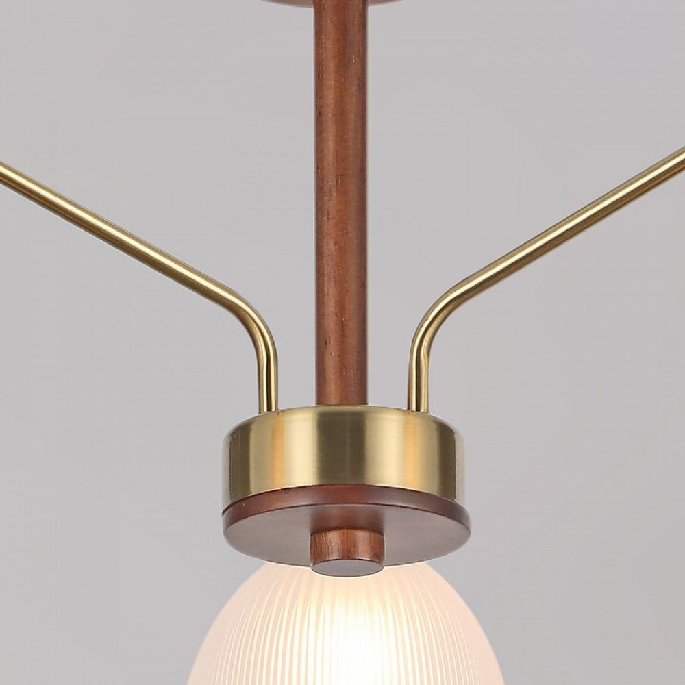 Люстра на штанге ILLUMICO  IL0286-3C-79 BR