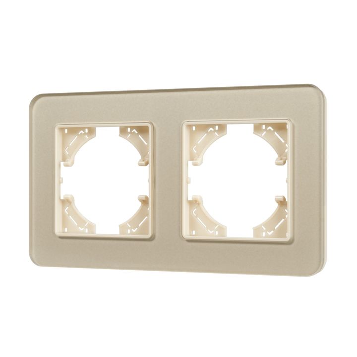 Рамка стеклянная FRM-OMALI-SFGS-2-GD Arlight 049711